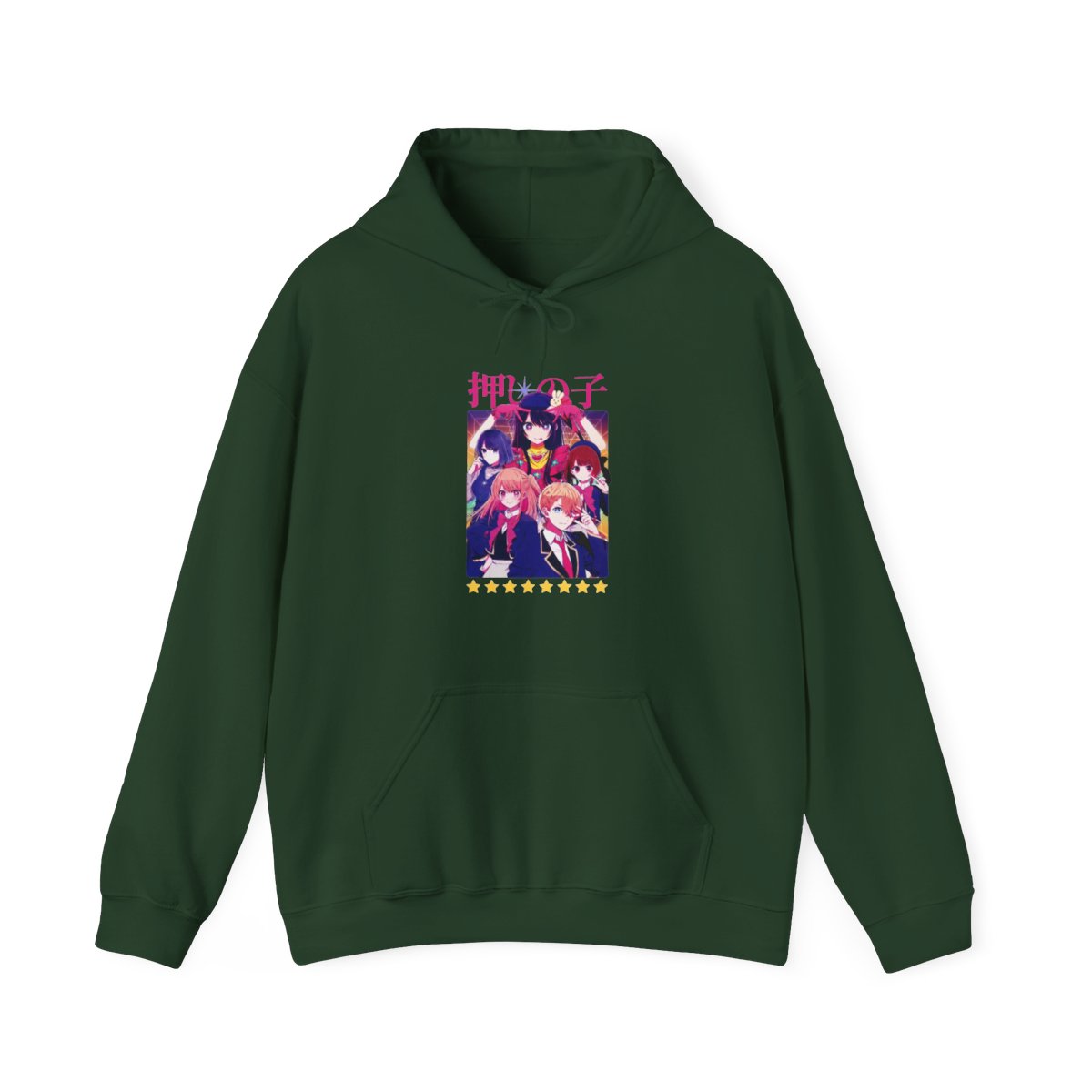 Oshi no Ko Streetwear Hoodie | Anime Ape - alternate angle 5, merchandise